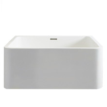 Vision 550mm Matte White Above Counter Basin